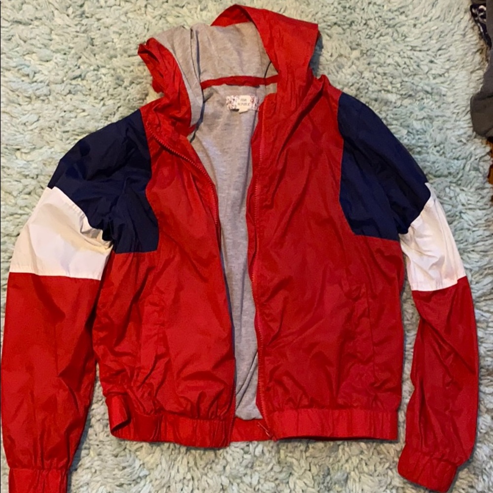 Vintage Pink Republic windbreaker